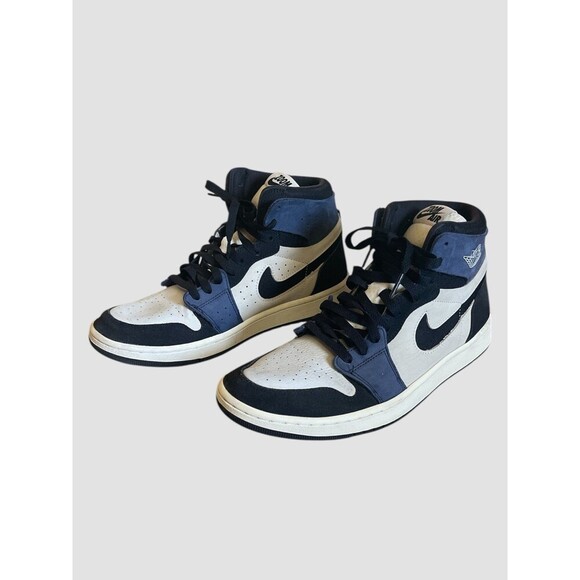 Nike Air Jordan 1 Zoom Air CMFT 2 Sneakers Women's Size 12 Muslin DV1305 - Picture 1 of 9